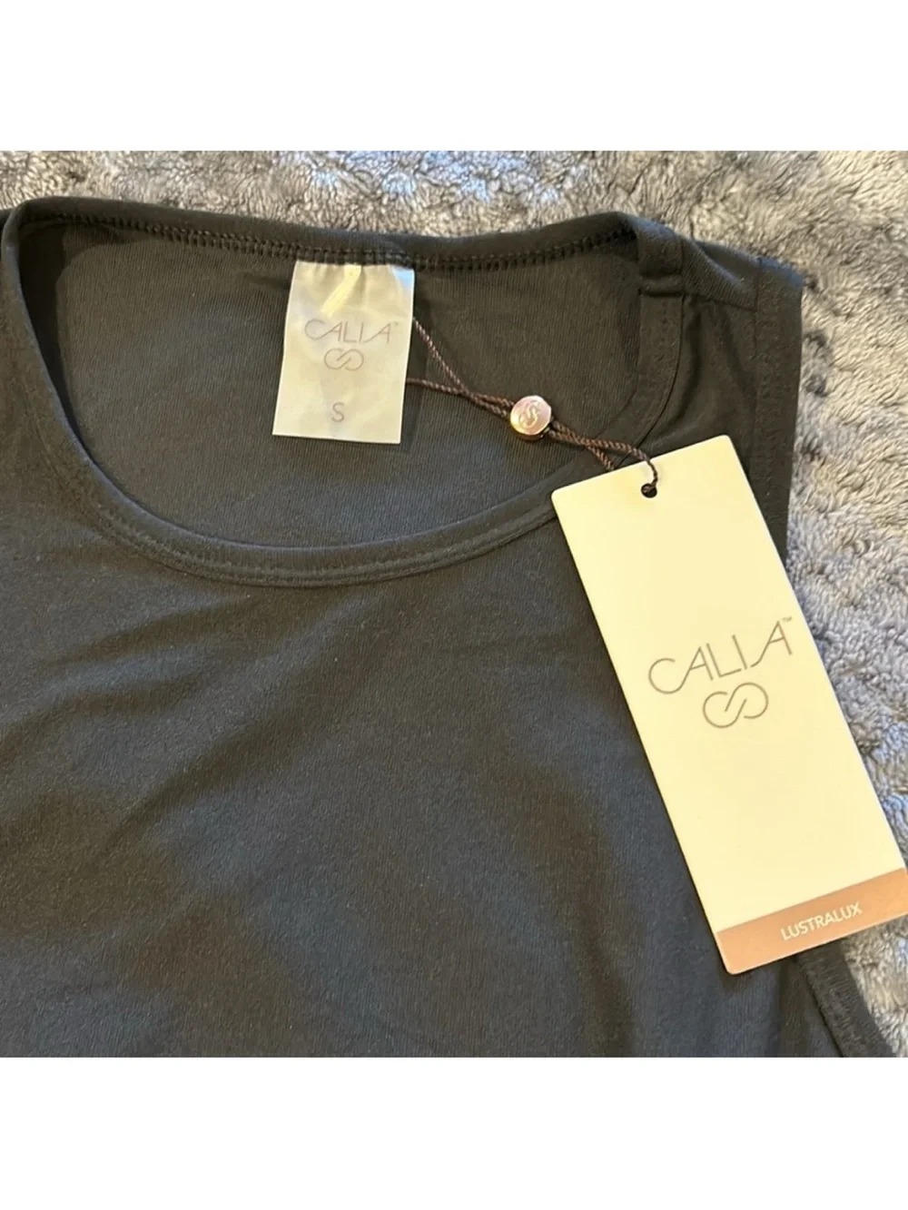 Bundle 2 NWT Calia by Carrie Underwood Lustralux Tank Tops SzS pure white blk - Picture 10 of 11